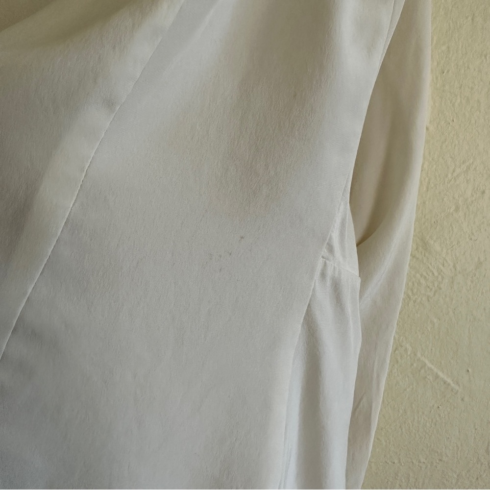 Lafayette 148 Silk Tie Front Sleeveless Blouse - Picture 7 of 8